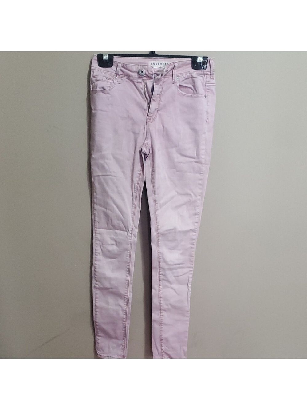 Bullhead Light Pink Women's High Rise Skinny Jeans - Size 3